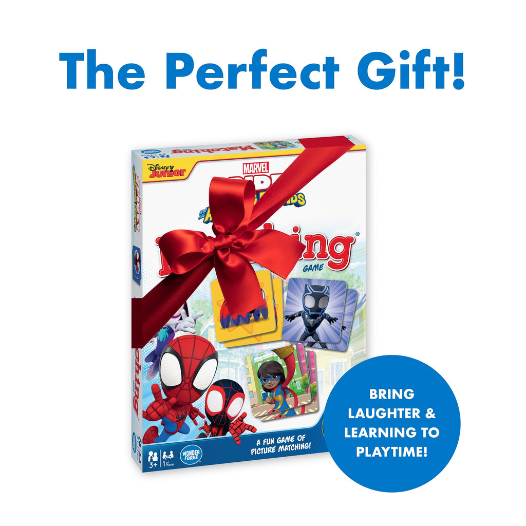 Wonder Forge Marvel Spidey Matching Game – 72 Tiles, Ages 3+, 15-Minute Memory Fun