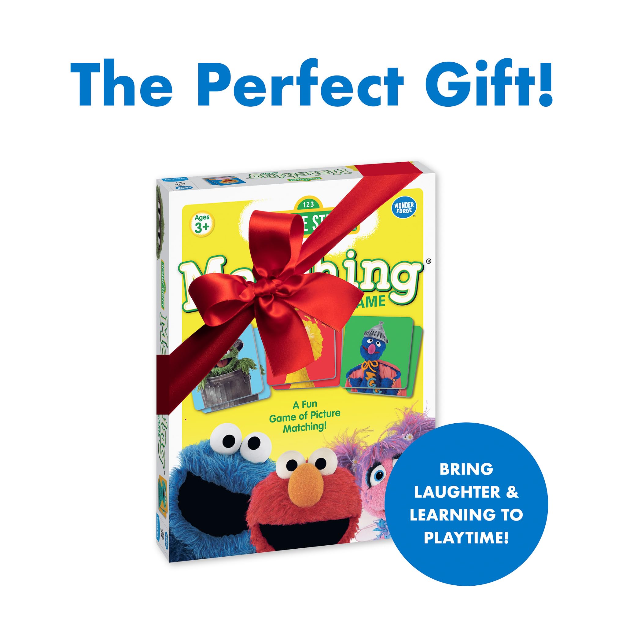 Wonder Forge Sesame Street Memory Matching Game – 72 Tiles with Elmo, Big Bird & Friends for Toddlers Ages 3-6