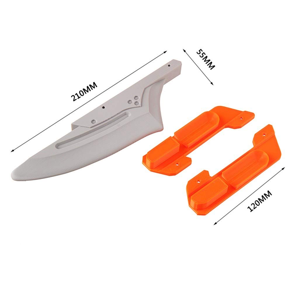 WORKER No.217 Mod Kit for Nerf HammerShot – Gary Color, 3D Printed PLA Decoration