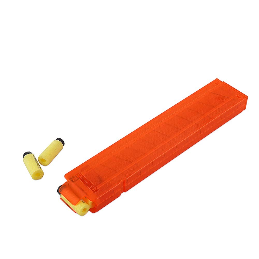 WORKER Talon 15-Dart Short Darts Magazine for Stefan Mod Blasters (Orange)