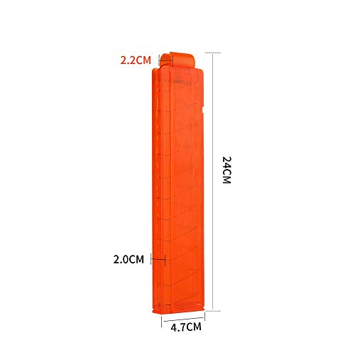WORKER Talon 15-Dart Short Darts Magazine for Stefan Mod Blasters (Orange)