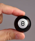 World's Smallest Magic 8 Ball – Miniature, Fully Functional Fortune Teller with 10 Answers