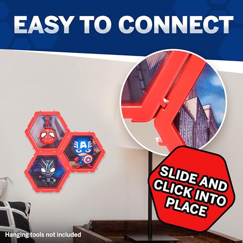 WOW! PODS 4D Marvel Spider-Man & Black Panther 2-Pack – Connectable Action Figures with Lenticular Display