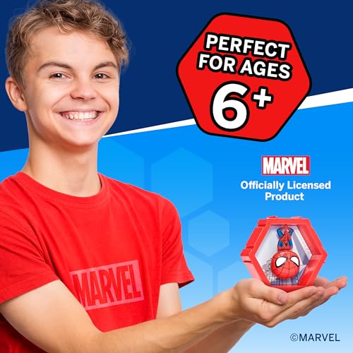 WOW! PODS 4D Marvel Spider-Man & Black Panther 2-Pack – Connectable Action Figures with Lenticular Display