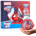 WOW! PODS 4D Marvel Spiderman Bobblehead – Connectable and Collectible Figure with 3D Lenticular Display