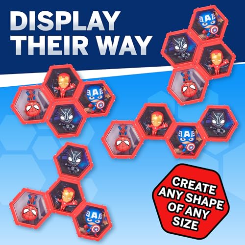 WOW! PODS 4D Marvel Spiderman Bobblehead – Connectable and Collectible Figure with 3D Lenticular Display