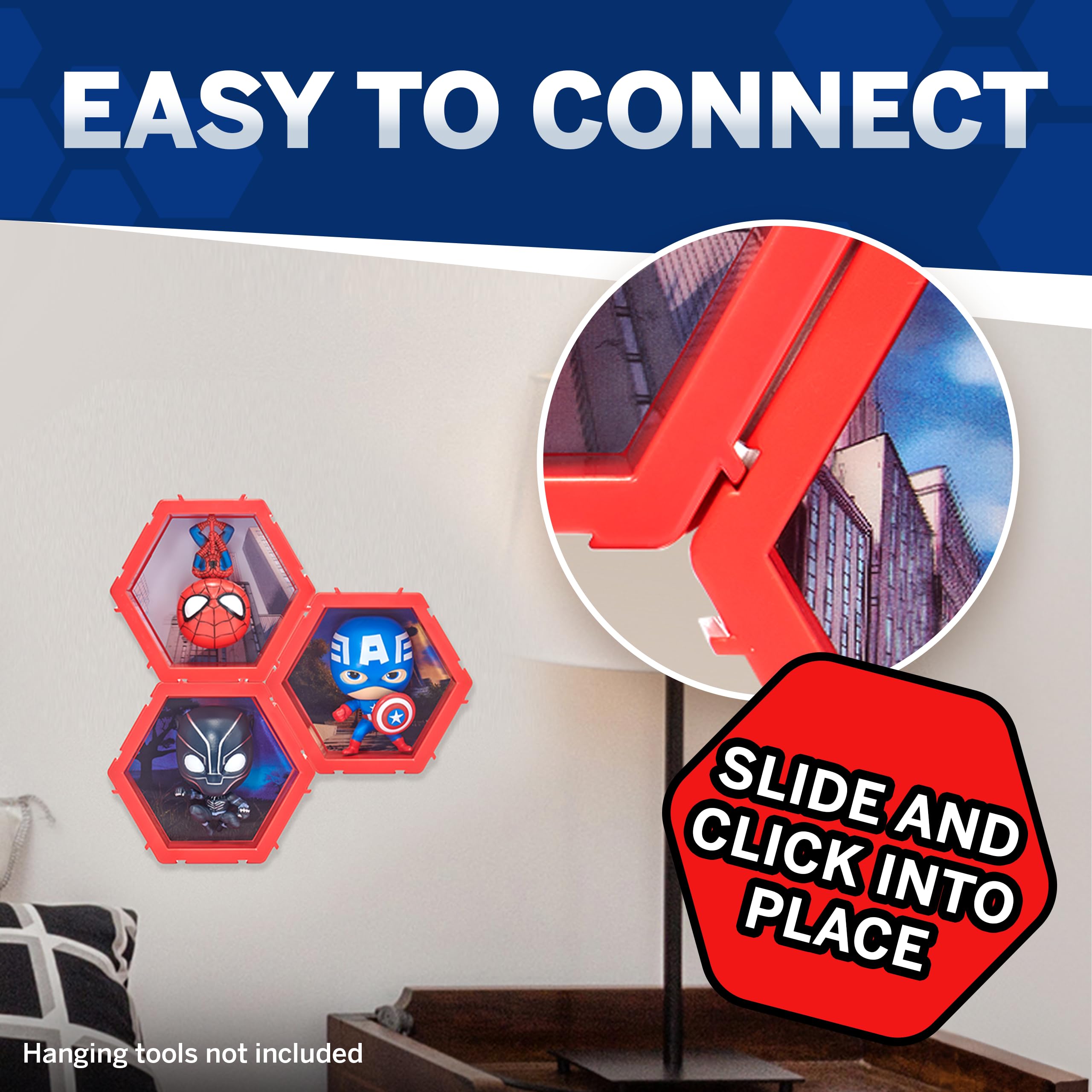 WOW! PODS 4D Marvel Spiderman Bobblehead – Connectable and Collectible Figure with 3D Lenticular Display