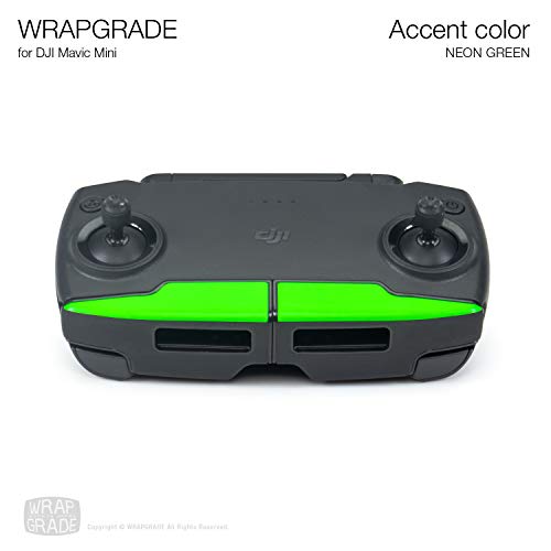 Wrapgrade Neon Green Skin for DJI Mavic Mini / Mini 2 SE / Mini 4K – Accent Color