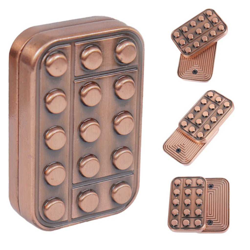 WSHWXY Metal Fidget Slider Magnetic Haptic EDC Toy for Adults - Satisfying Clicks and Grip