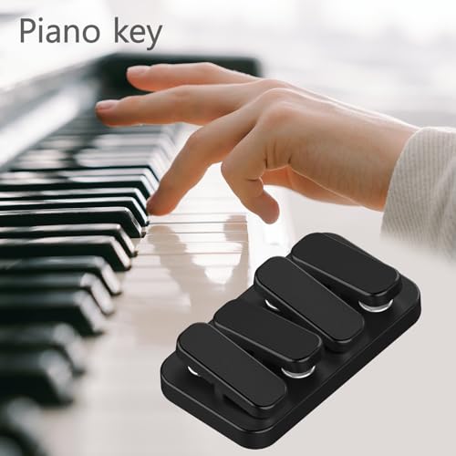 WSHWXY Metal Fidget Slider Matte Black - EDC Magnetic Clicker for Adults