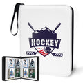 WTVIDAS 400-Pocket Hockey Card Binder – Waterproof PU Storage for Trading Cards