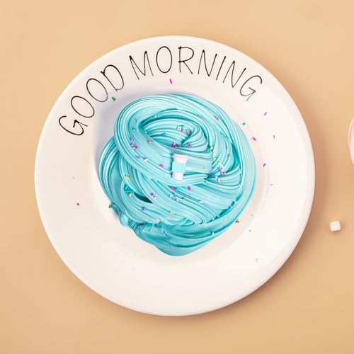 WUHUANIU Scented Slime Kit 3 Pack Butter Slime - Pink Watermelon, White Ice Cream, Sea Blue Coffee - Super Soft Non Sticky DIY Surprise Slime (3x100ml)