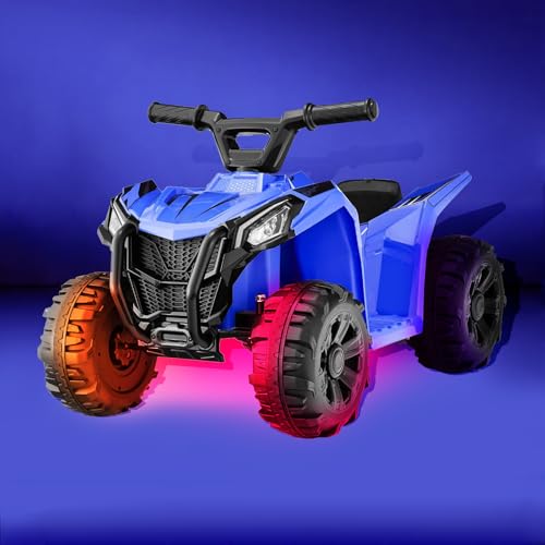 WUYXPG LED Strip Lights for Power Wheels - 50cm Waterproof Underbody Lights for Kids Ride-On Cars, Black Wires