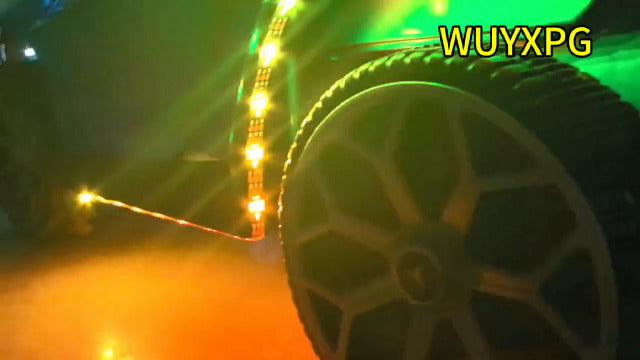 WUYXPG LED Strip Lights for Power Wheels - 50cm Waterproof Underbody Lights for Kids Ride-On Cars, Black Wires
