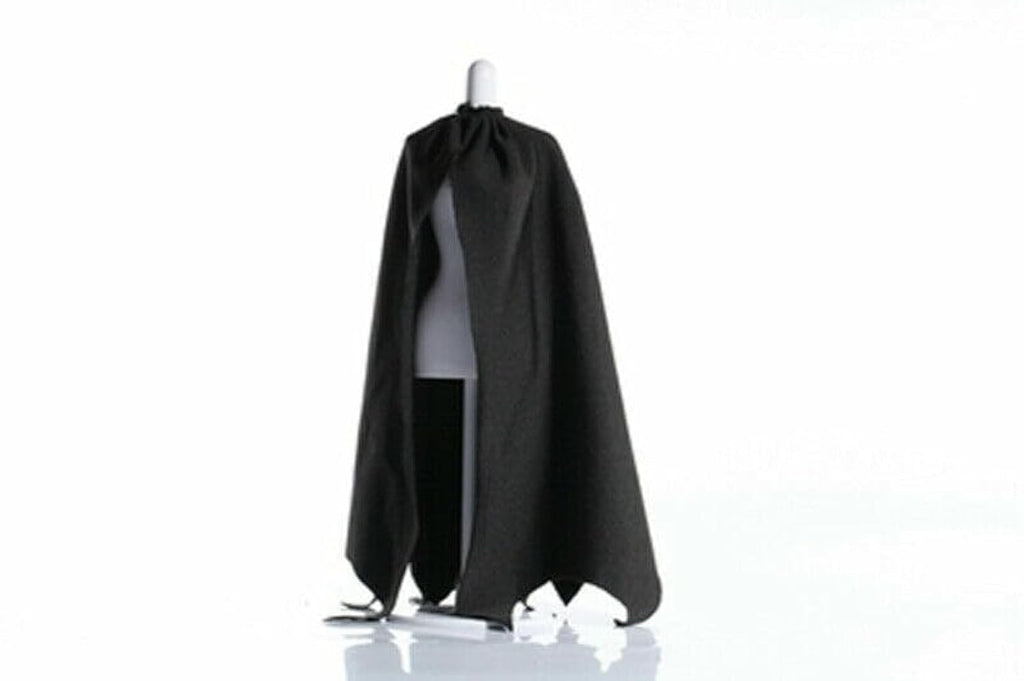 Ximitoy 1/12 Scale Black Cloth Cloak for 6-Inch Action Figures (No Wire Version, B Type)