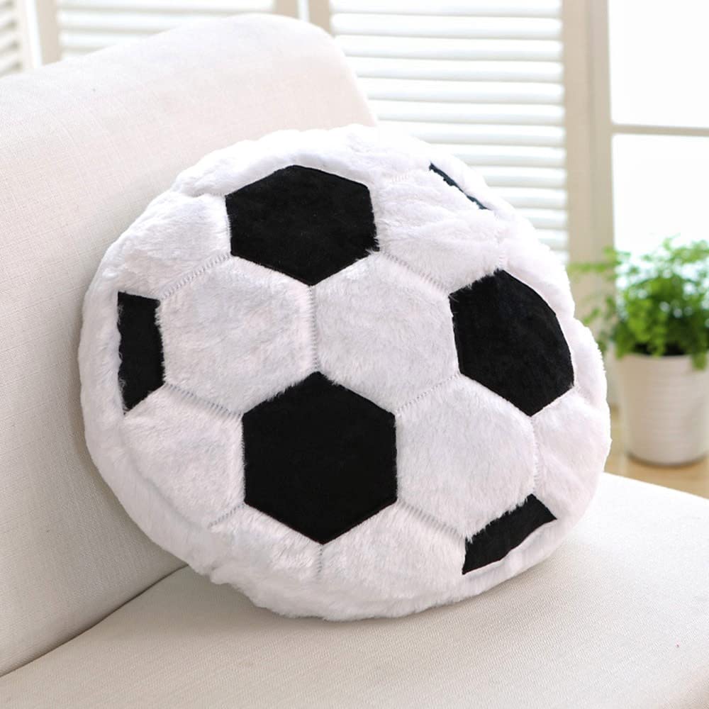 XIYUAN 14-Inch Football Plush Pillow – Soft Stuffed Toy for Kids, Sports Room Decor, and Pet Companion
