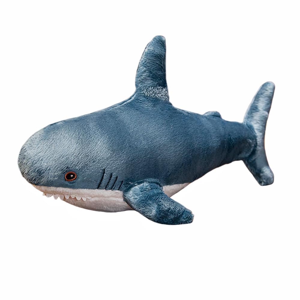 XIYUAN 23.6 Inch Large Shark Plush Stuffed Animal Toy - Soft Cushion & Pillow for Kids and Adults