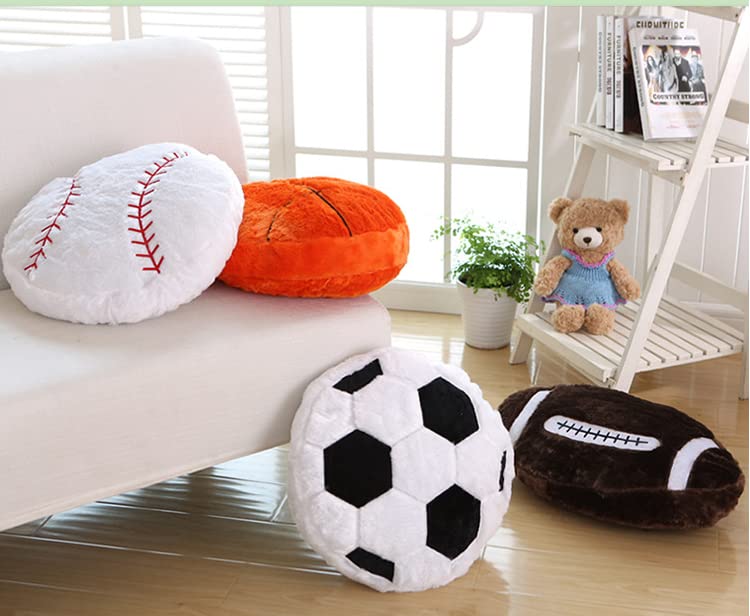XIZHI 22-Inch Rugby Plush Pillow – Soft, Lightweight, Machine Washable Football Throw Pillow for Kids and Fans