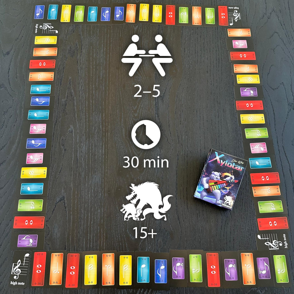Xylotar Card Game – Trick-Taking with Deduction for 2–5 Players, 30-Minute Gameplay by Bézier Games