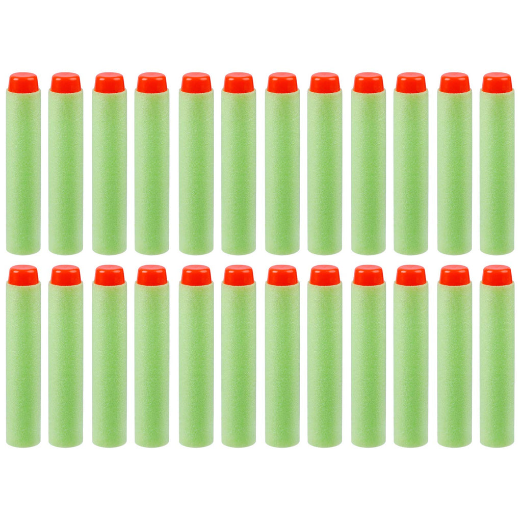YagoDago 200-Pack Foam Darts Refill - Whistling Nerf Compatible Bullets for N-Strike Elite (Green)