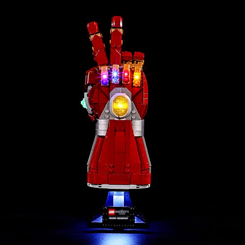 YEABRICKS LED Light Kit for LEGO 76223 Nano Gauntlet - Not Including LEGO Set