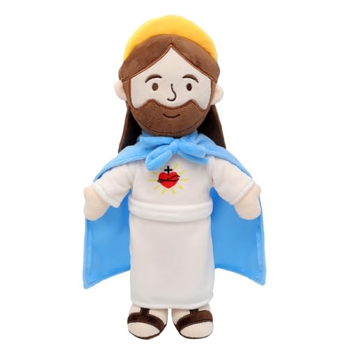 Yelakey Jesus Plush Doll 13 Inch - Soft Stuffed Religious Toy for Kids