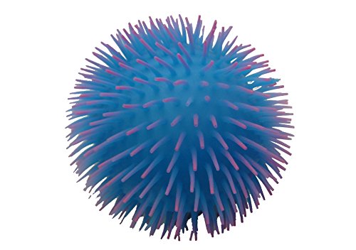 Yellow Jumbo 9-Inch Knobby Puffer Sensory Ball by Curious Minds Busy Bags