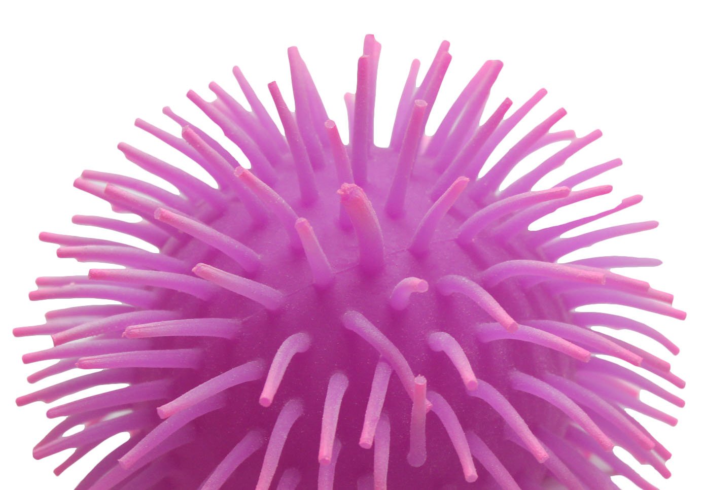 Yellow Jumbo 9-Inch Knobby Puffer Sensory Ball by Curious Minds Busy Bags