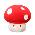 Yeqivo 10 Inch Mushroom Plush Pillow – Cute Red Mushroom Stuffed Animal, Soft Plush Toy Gift for Kids