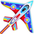 YFAFENGS Fighter Jet Kite for Kids & Adults - Easy Fly Single Line Airplane Kite with Long Tail, 56.7 Inch Large Outdoor Kite for Beach Park