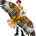 YFAFENGS Realistic Bald Eagle Kite – Durable Polyester Kite for Adults & Kids, Easy to Fly at Beach or Park