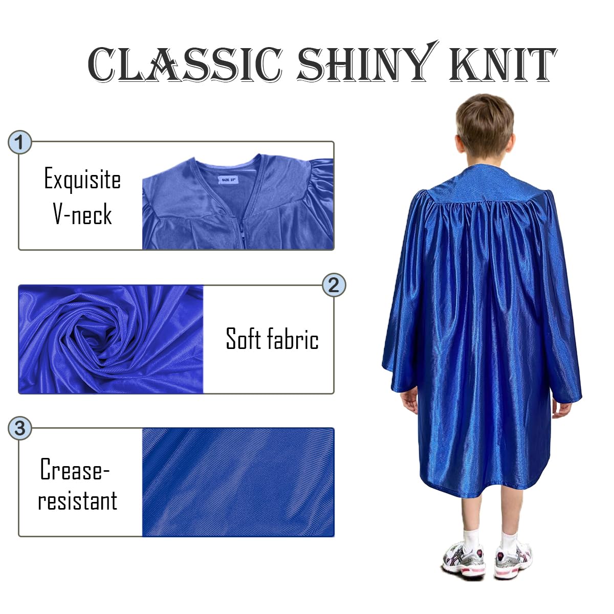 YIIOSS Preschool & Kindergarten 2026 Graduation Cap and Gown Set for Toddlers and Kids