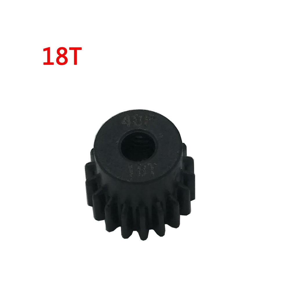 YijiaLink 48P Pinion Gear Set 5-Pack (14T-18T) Steel, 3.175mm Shaft for 1/10 RC Cars