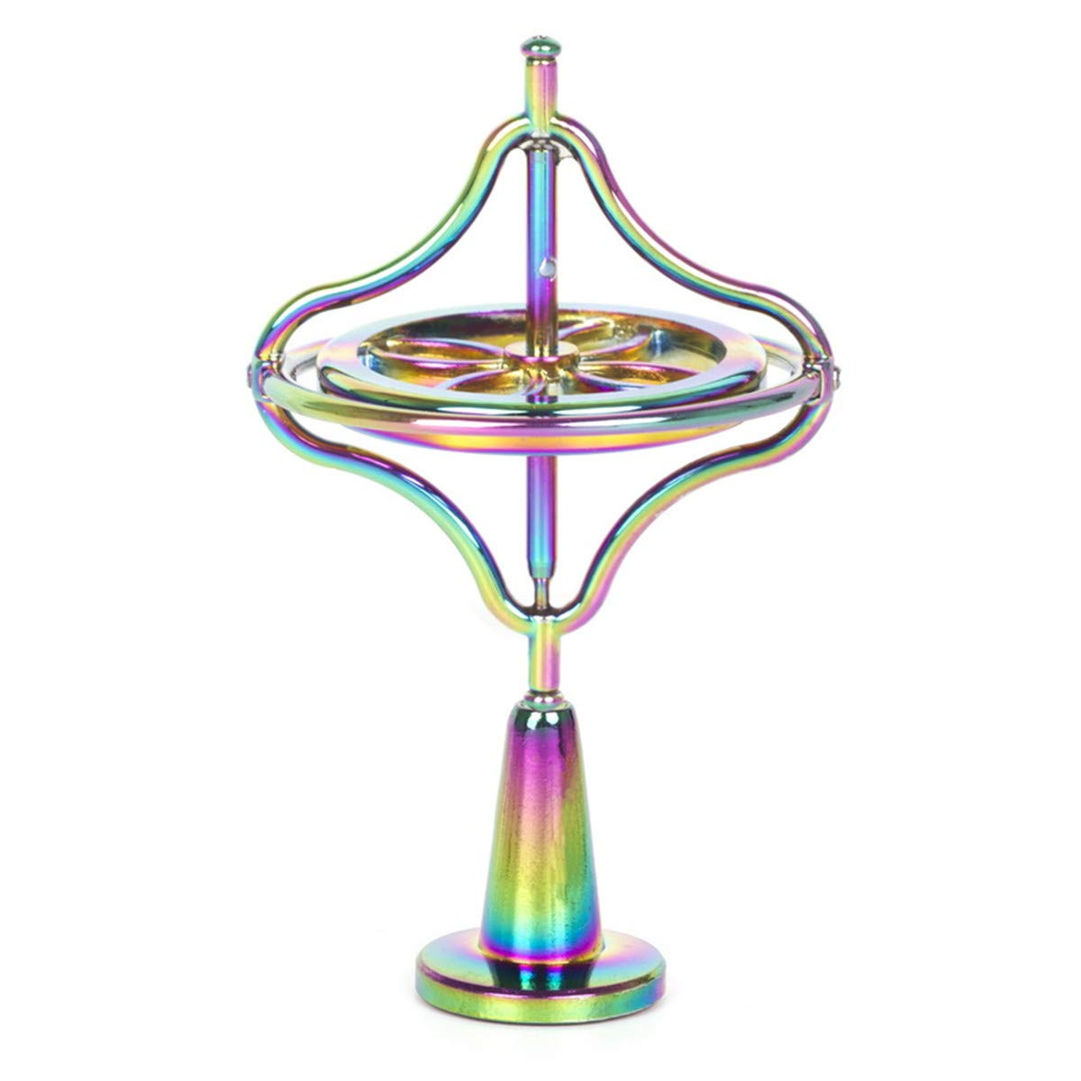 Yiluren Metal Anti-Gravity Gyroscope – Colorful Die-Casting Alloy Spinning Top Toy