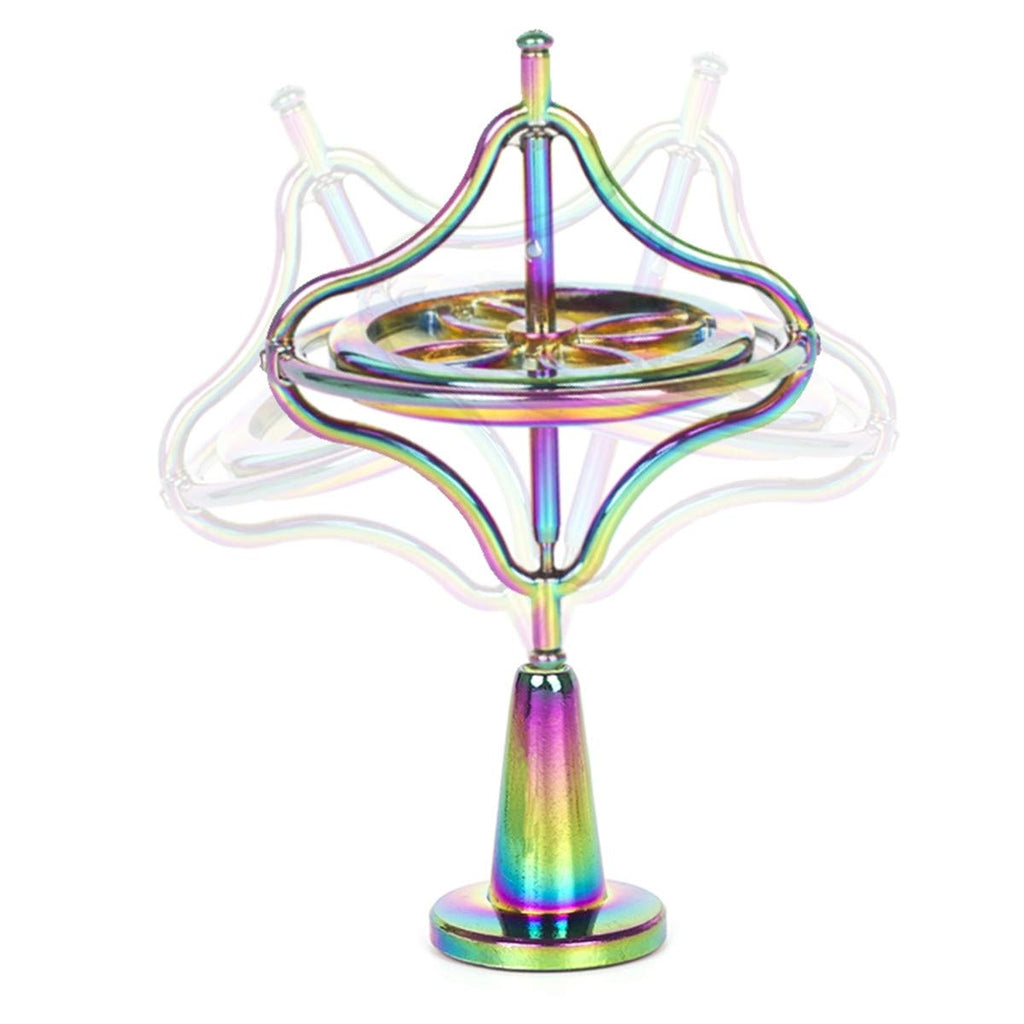 Yiluren Metal Anti-Gravity Gyroscope – Colorful Die-Casting Alloy Spinning Top Toy