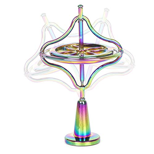 Yiluren Metal Anti-Gravity Gyroscope – Colorful Die-Casting Alloy Spinning Top Toy