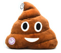 YINGGG 32cm Poop Plush Pillow – Soft Round Triangle Emotion Cushion, Cute Decorative Stuffed Toy, Brown Gift for Kids and Friends