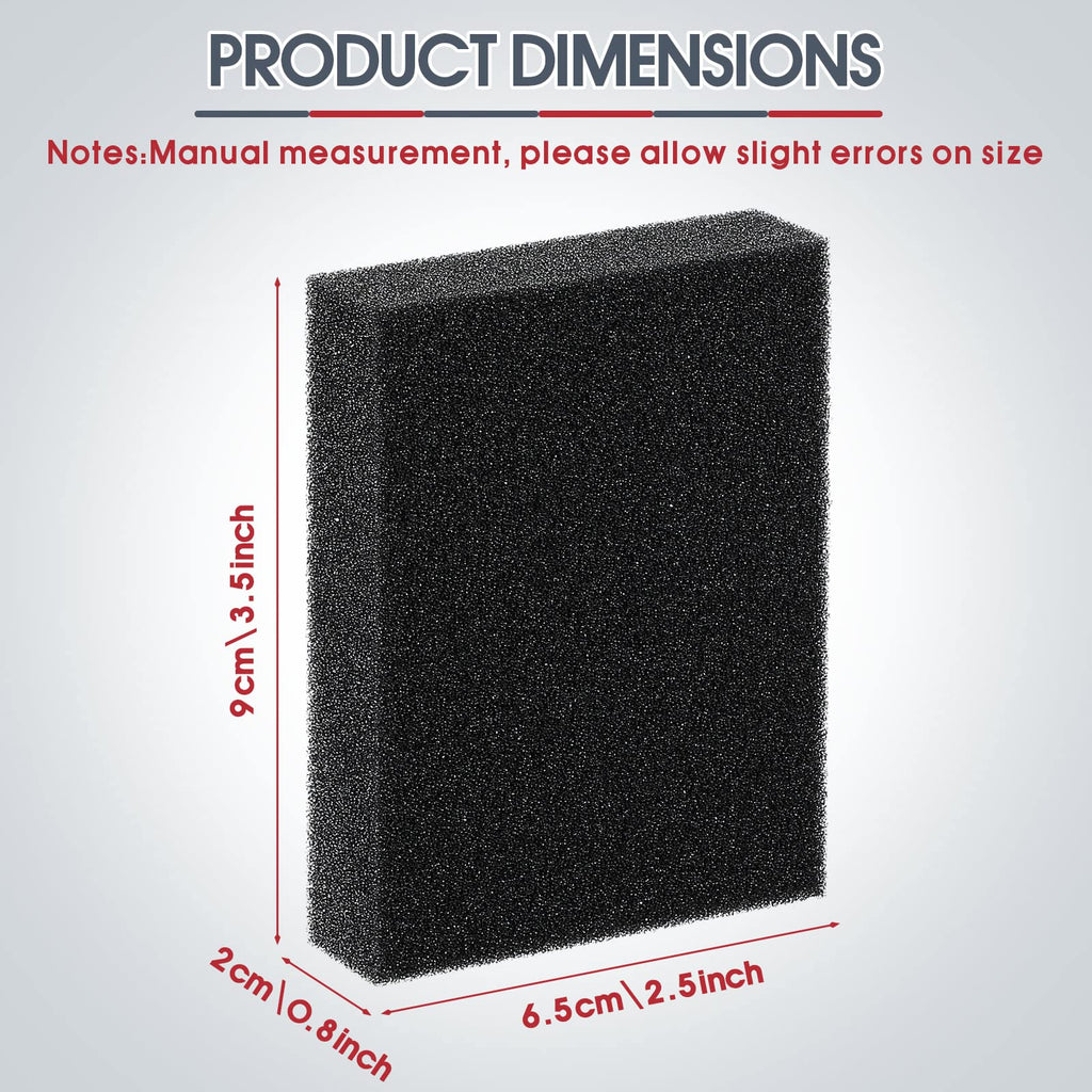 Yinkin 40-Pack EVA Foam Card Dividers for Storage Boxes – Black Shock Absorbing Spacers, 3.5 x 2.5 x 0.8 Inches