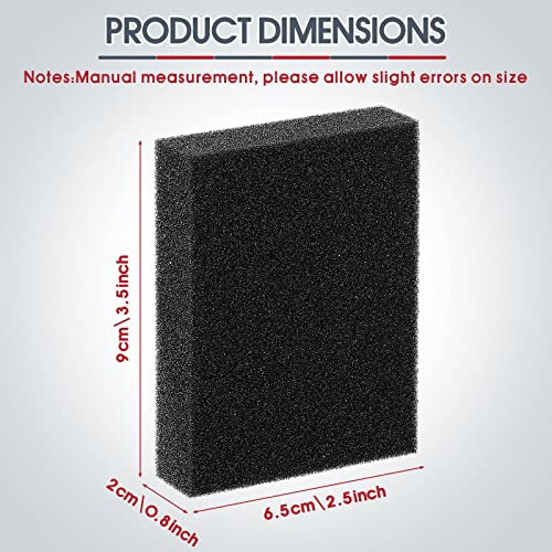 Yinkin 40-Pack EVA Foam Card Dividers for Storage Boxes – Black Shock Absorbing Spacers, 3.5 x 2.5 x 0.8 Inches