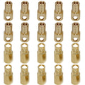 Yiqigou 10 Pairs 8.0mm Gold-Plated Bullet Connectors for RC Batteries and ESC