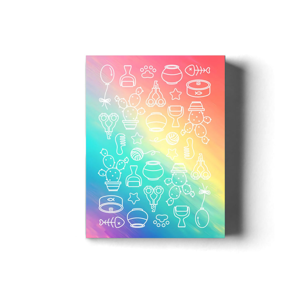 YOCEAN Playing Cards 2 Pack – 2 Decks of Cat Pattern Poker Cards with 54 Unique Illustrations Each, Standard Size 3.5 x 4.5 Inches for Game Night