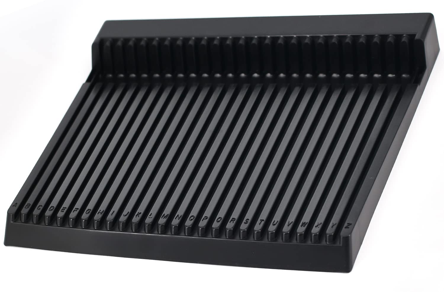 Yocoolfun Black Plastic Sprue Holder Stand for Gundam Model Parts - 25 Slots Organizer Rack