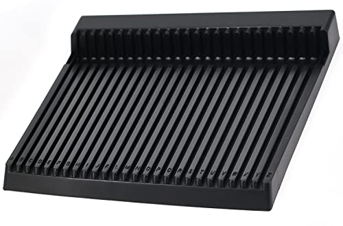 Yocoolfun Black Plastic Sprue Holder Stand for Gundam Model Parts - 25 Slots Organizer Rack