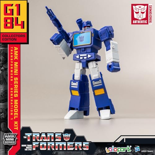 YOLOPARK AMK Mini Soundwave Action Figure – 4.33-Inch Highly Articulated Decepticon Model Kit