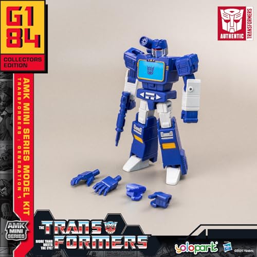 YOLOPARK AMK Mini Soundwave Action Figure – 4.33-Inch Highly Articulated Decepticon Model Kit