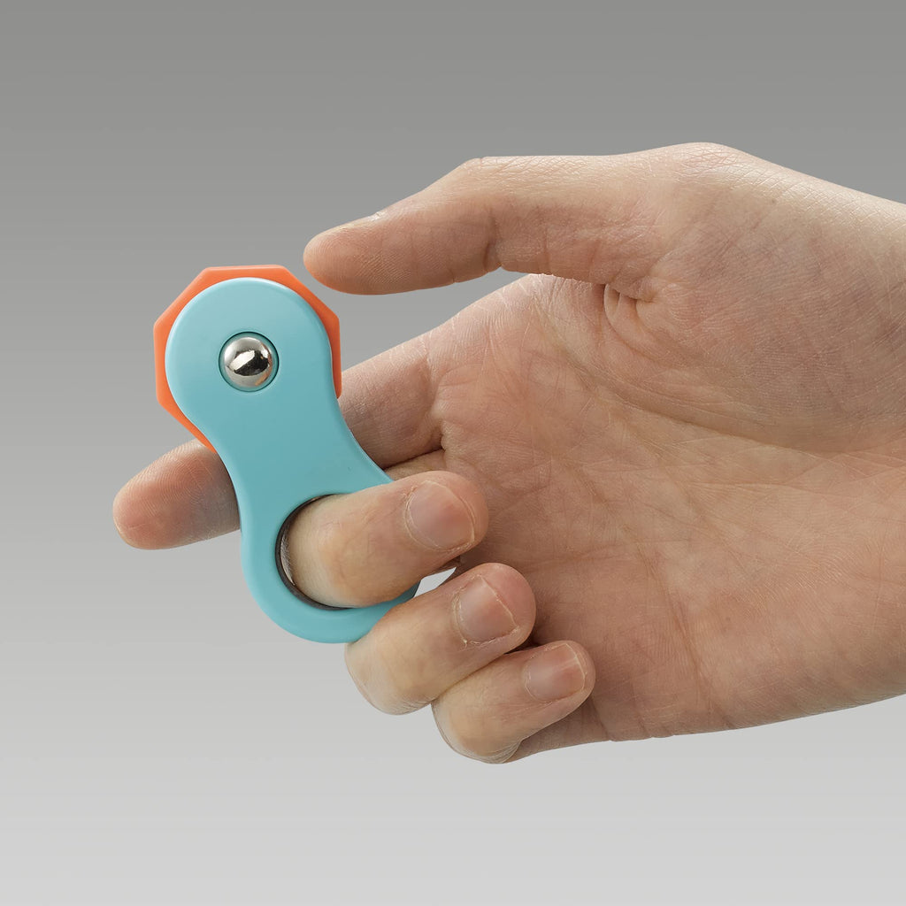 Yolscue Fidget Toy – Quiet Spinner for Stress Relief, ADHD Focus, and Finger Exercise (Blue)