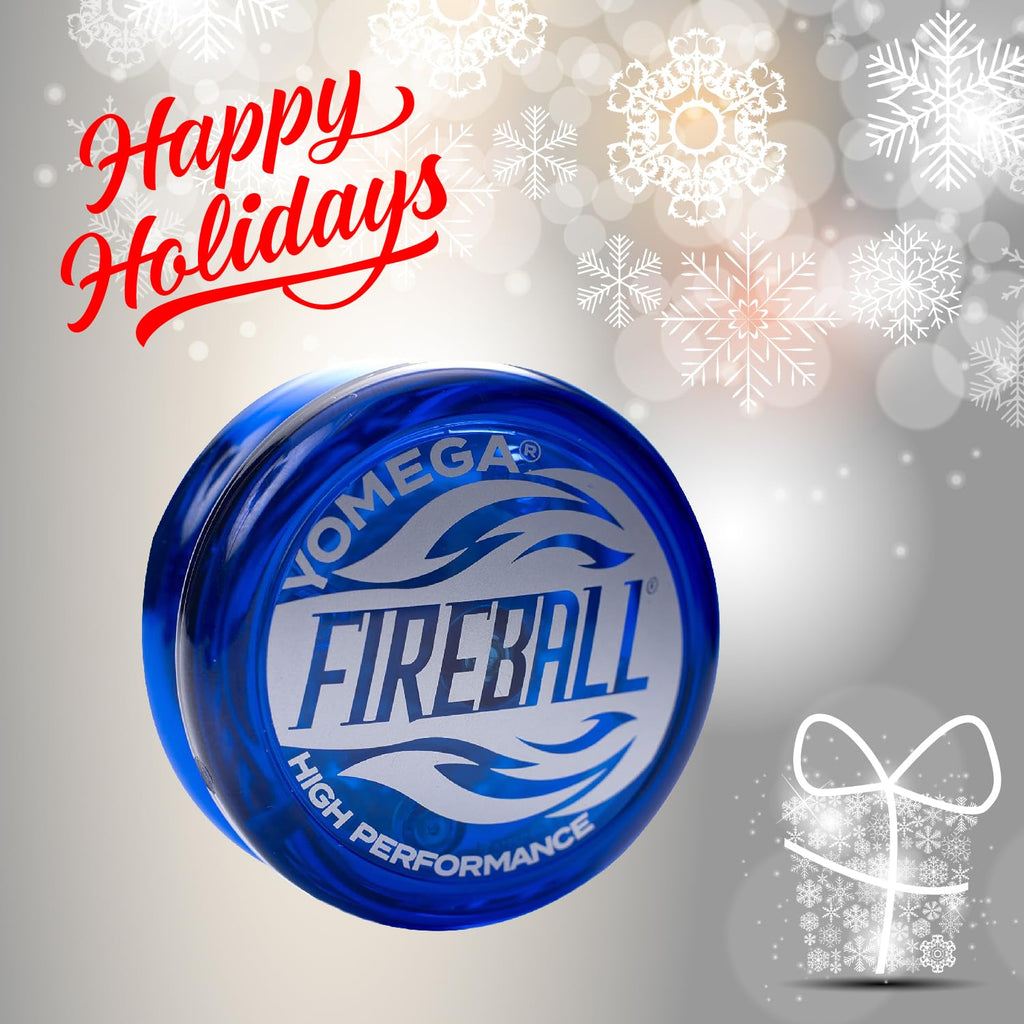 Yomega Fireball YoYo - Responsive Transaxle Yoyo for Intermediate and Advanced Players (Blue)