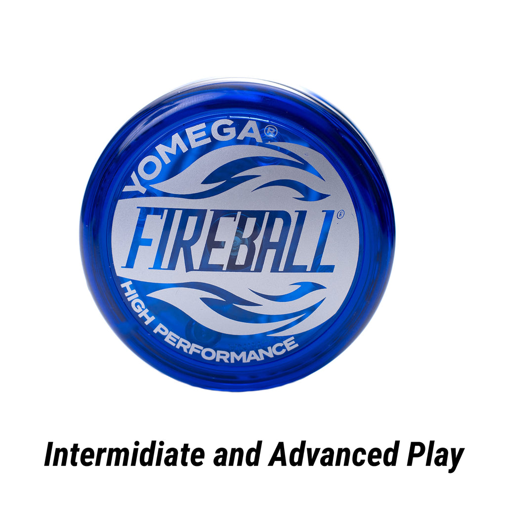 Yomega Fireball YoYo - Responsive Transaxle Yoyo for Intermediate and Advanced Players (Blue)