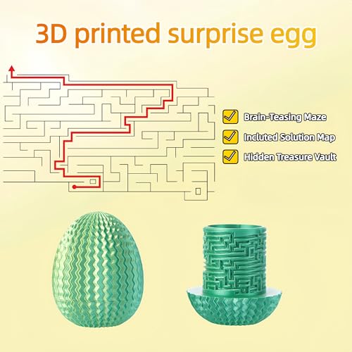 Yonaso Maze Egg Puzzle Box – 3D Labyrinth with Hidden Compartment (4 Logic Challenges)