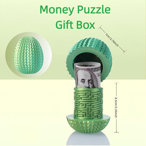 Yonaso Maze Egg Puzzle Box – 3D Labyrinth with Hidden Compartment (4 Logic Challenges)